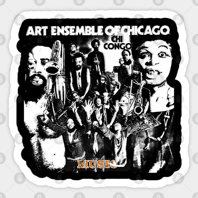 Ensemble of Chicago music Sticker by Rohimydesignsoncolor